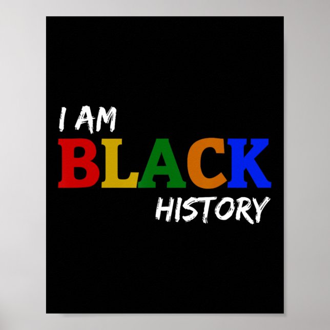 Jag Är Svart Historia Poster (Framsidan)
