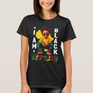 Jag Är Svart Historia Svart Kung Solglasögon Barn T Shirt