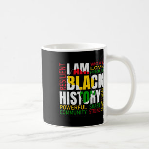 Jag Är Svart Historia Svarta Historien Månad Afroa Kaffemugg