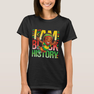 Jag är svart historia T-shirt för barn pojkar svar
