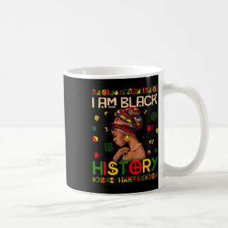 Jag är svart historiemånad, afrikansk amerikan för kaffemugg