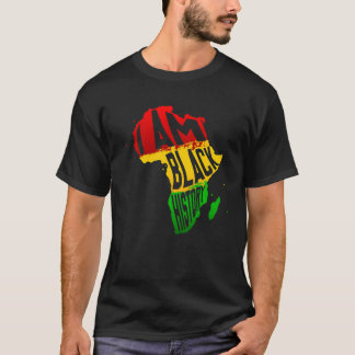 Jag är svart historiemånad Afrikas amerikanska Kar T Shirt
