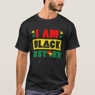 Jag är svart historiemånad februari 2022 afrikansk t shirt
