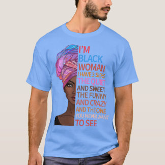 Jag är svart historiemånad Woman Melanin Black Gir T Shirt