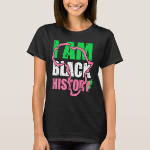 Jag är svart historik Aka Black History Month 2022 T Shirt