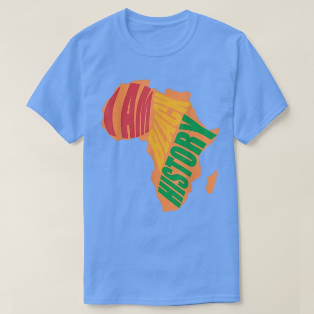 Jag är Svart historik, svart historik, måndag, sto T Shirt (Design framsida)