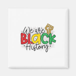 Jag är Svart historisk Melanin Manar Women Kids Pr Magnet