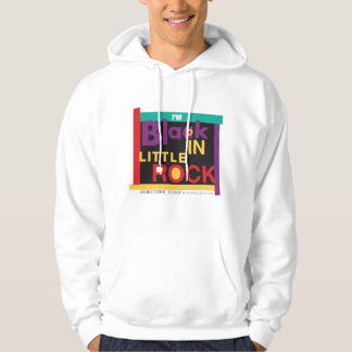 Jag är svart i Little Rock 90-tals hoodie