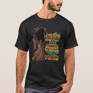 Jag är svart kvinna i historien.. t shirt
