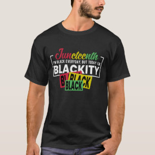 Jag är svart varje dag, men i dag är jag svart t shirt