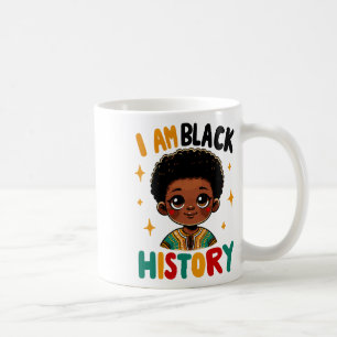 Jag är svarta historiemånaden afroamerikansk för b kaffemugg