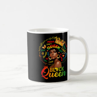 Jag är svarta historiemånaden kvinnor flicka afro kaffemugg