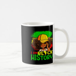 Jag är svarta historiemånaden svarta Melanin-drott Kaffemugg