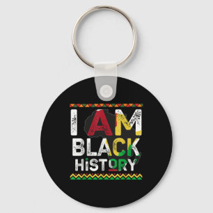 Jag är svarta historiemånadens afrikanska stolthet nyckelring