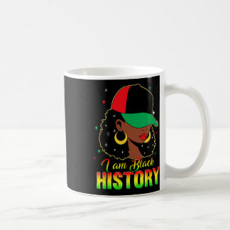 Jag är svarta historiemånadens Loc'd-flicka Svarta Kaffemugg