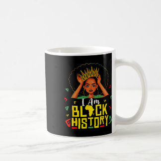 Jag är svarta historien kvinnor flicka svarta hist kaffemugg