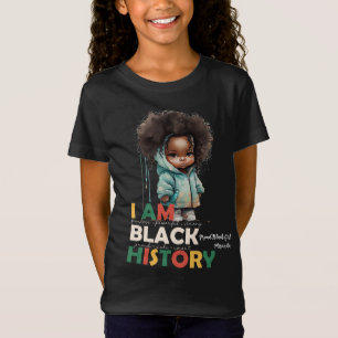Jag är Svartahistorisk-afrikansk amerikansk Baby S T Shirt