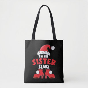 Jag är Syster Claus-julfamiljen matchande Tygkasse