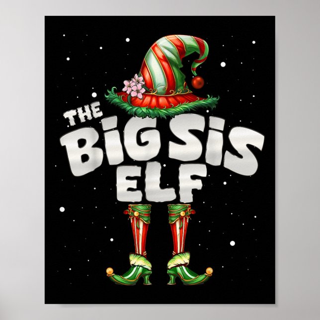 Jag är Syster Elf-familjens matchande jul Poster (Framsidan)