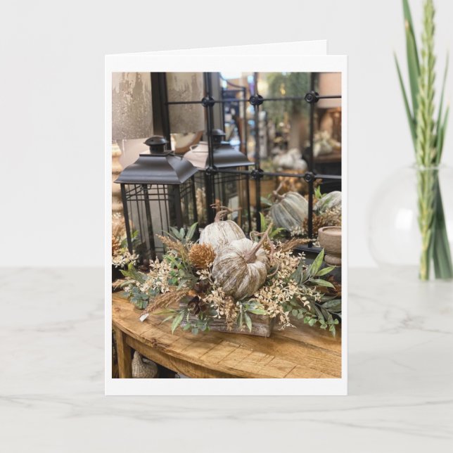 JAG ÄR TACKFULLT FÖR "DU" I THANKSGIVING KORT (Framsida)