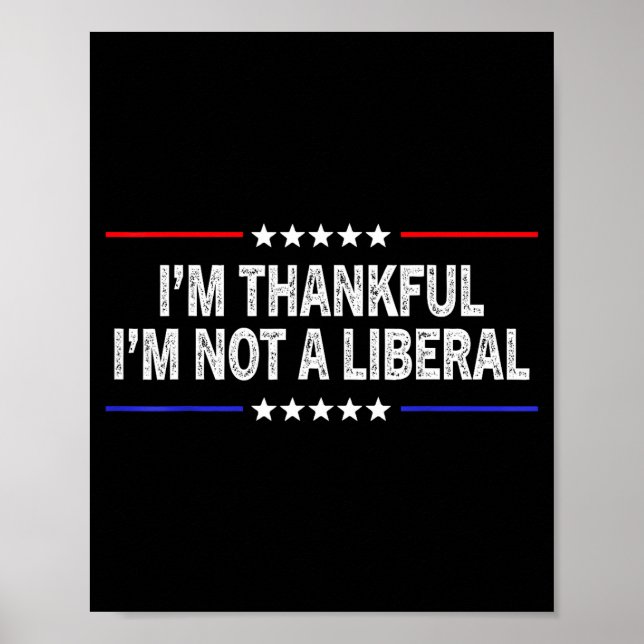 Jag är tacksam att jag inte är liberal  poster (Framsidan)