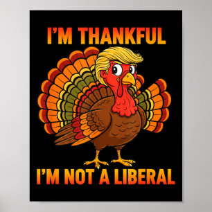 Jag är tacksam att jag inte är liberal tacksgiving poster