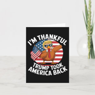 Jag är tacksam att Trump vann tog Amerika tillbaka Kort