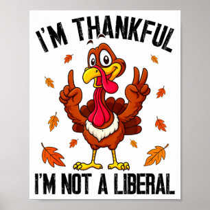 Jag är tacksam för att jag inte är en liberal roli poster