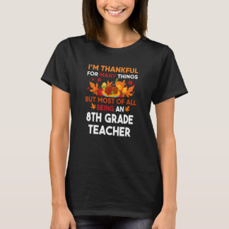 Jag är tacksam för att många sak var 8:e Grad T Shirt