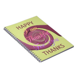 Jag är tacksam för dig, Happy thanksgiving Anteckningsbok