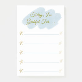 Jag är tacksam för Personligen tacksam Post-it Block