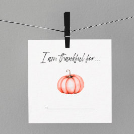 Jag är tacksam för Thanksgivingen med tacksamma an Anteckningskort
