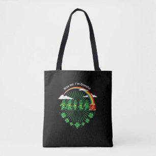Jag är tacksam Leprechaunsar Rainbow St Patric Tygkasse