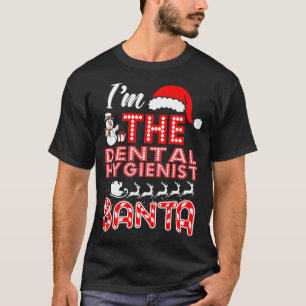 Jag är tandhygienen jultomten t shirt