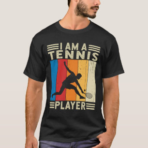 Jag är tennis Player Tennis Coach Tennis Team T Shirt