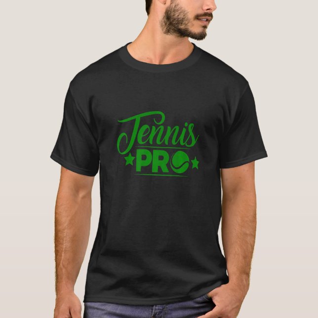 Jag är Tennis Pro T Shirt (Framsida)