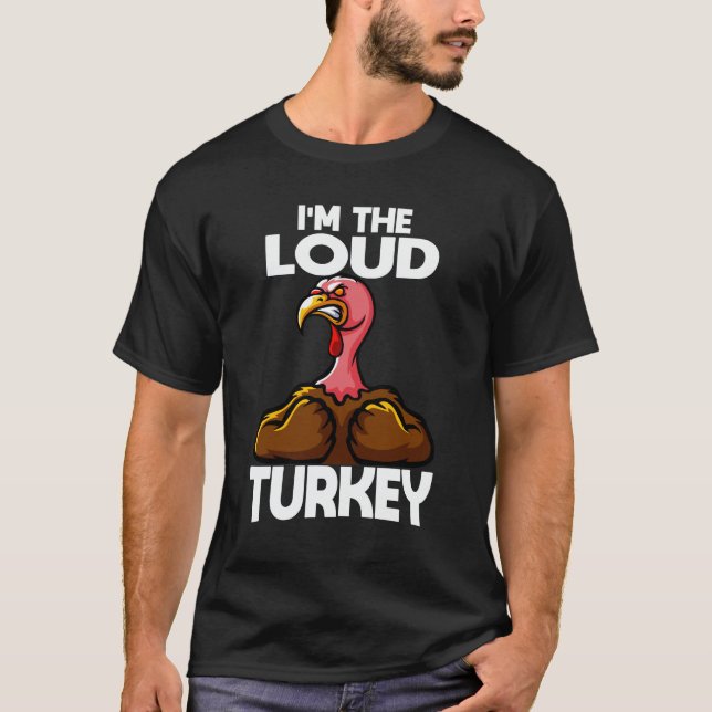 Jag är Thanksgivingen för Turkiets familj T Shirt (Framsida)
