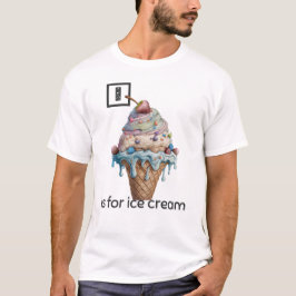 Jag är till Ice Cream T-Shirt