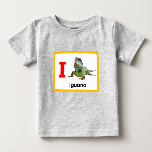Jag är till Iguana T Shirt (Framsida)