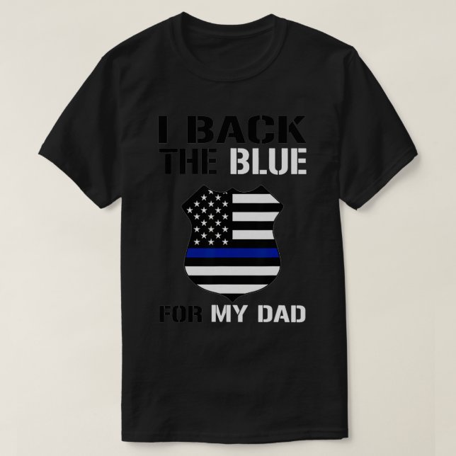Jag är tillbaka blå för min Pappa T Shirt (Design framsida)
