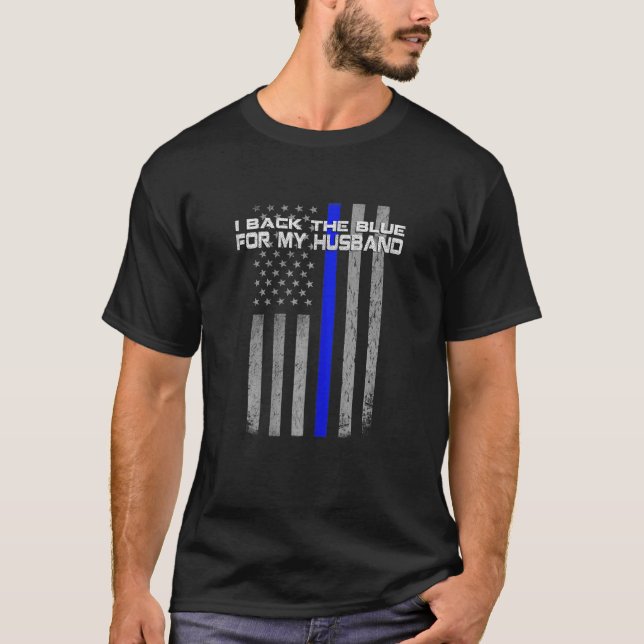Jag är tillbaka för min Make polisman. T Shirt (Framsida)