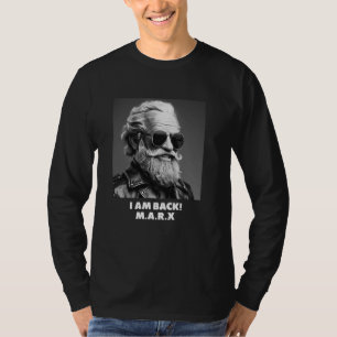 JAG ÄR TILLBAKA, Karl Marx, kommunist, cool Marx T Shirt