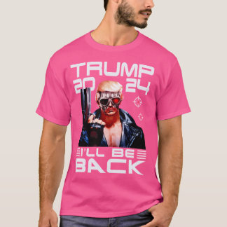 Jag är tillbaka på 45 47 Donald Trump 2024 Ta Am T Shirt