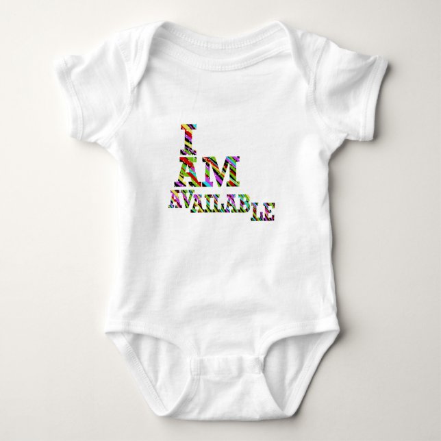 Jag är tillgänglig t shirt (Framsida)