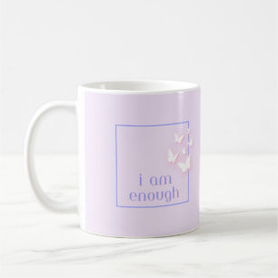 Jag är tillräckligt, Self-Kärlek-citat Kaffemugg