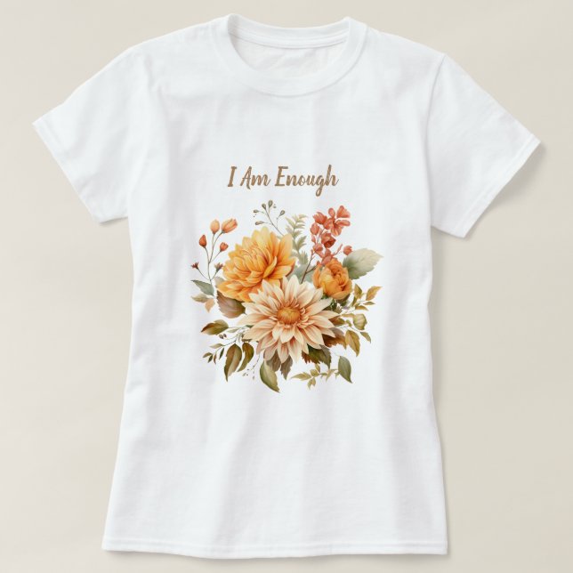 Jag är tillräckligt t shirt (Design framsida)