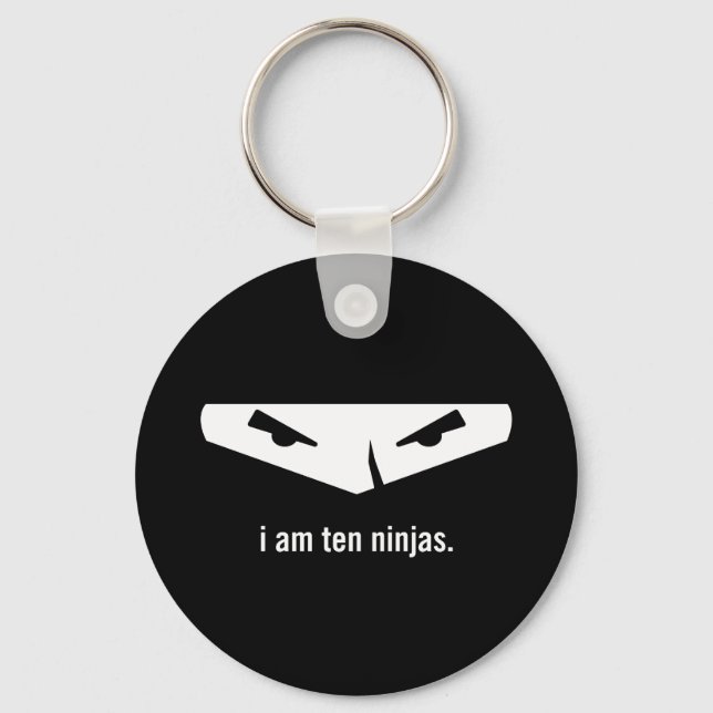 Jag är tio ninjas nyckelring (Framsida)