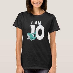 Jag är tio val 10 år gammal t shirt