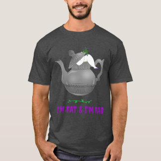 Jag är tjock och jag är fab t shirt