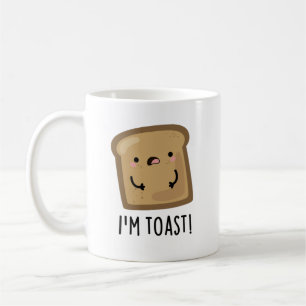 Jag är Toast Funny Bread Pun Kaffemugg